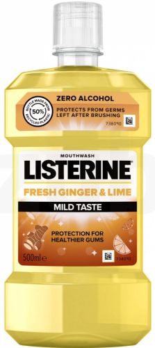 Listerine ústní voda Zero Fresh Ginger Lime 500 ml